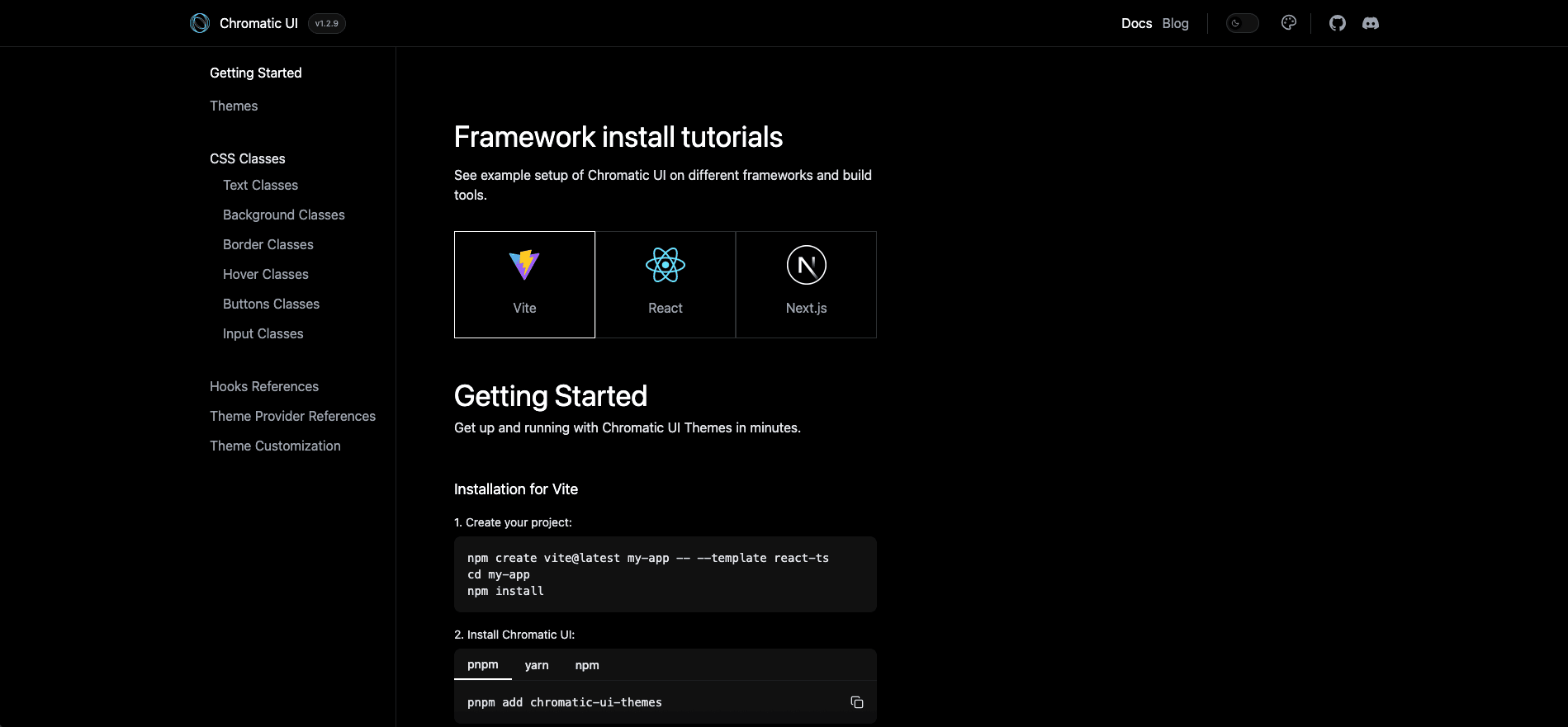Chromatic UI 2